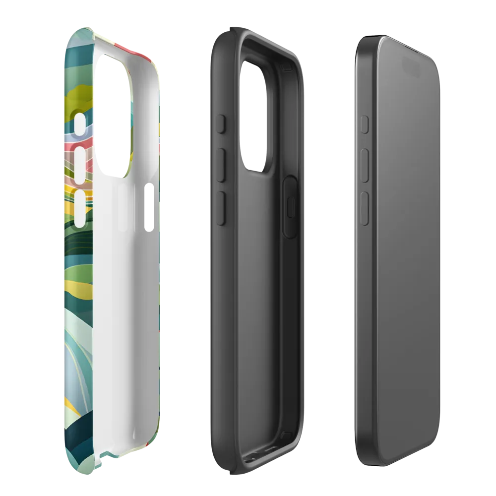 Waves of Serenity | Phone Case |  15 Pro | Tough Case | Matte