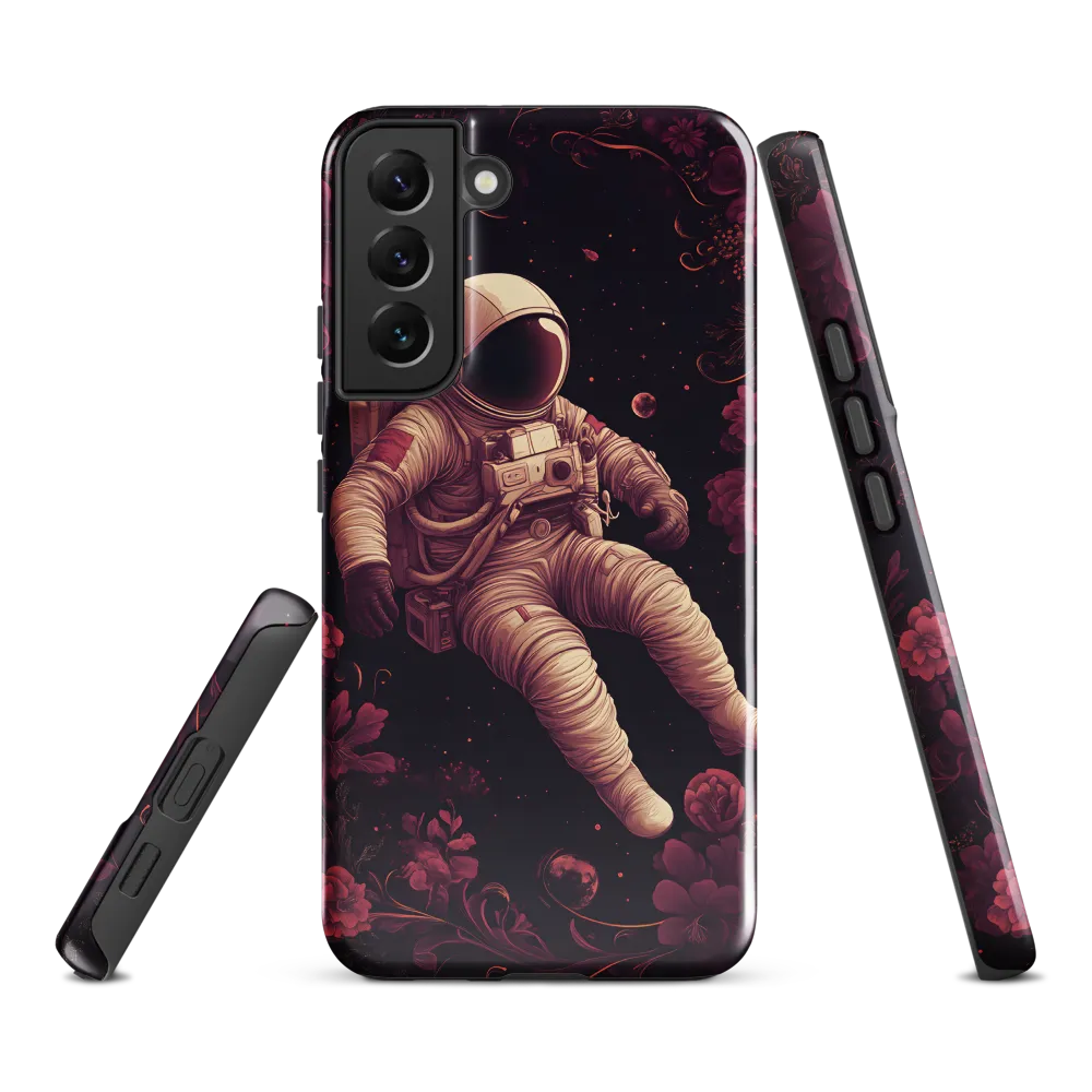 Cosmic Bloom: An Astronaut's Journey