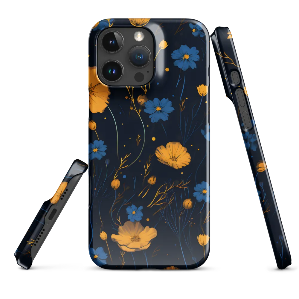 Nocturnal Blossoms | Phone Case |  16 Pro Max | Snap Case | Glossy
