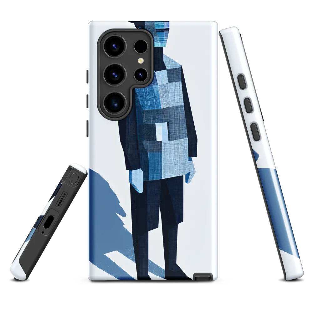 Geometric Serenity | Phone Case |  S24 Ultra | Tough Case | Glossy