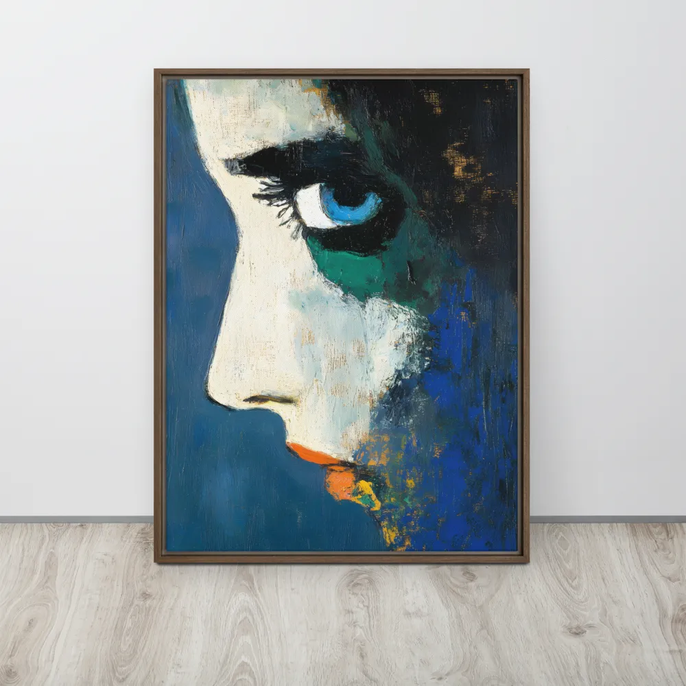 Reflections of Emotion | Canvas with Brown Frame | 24″×32″