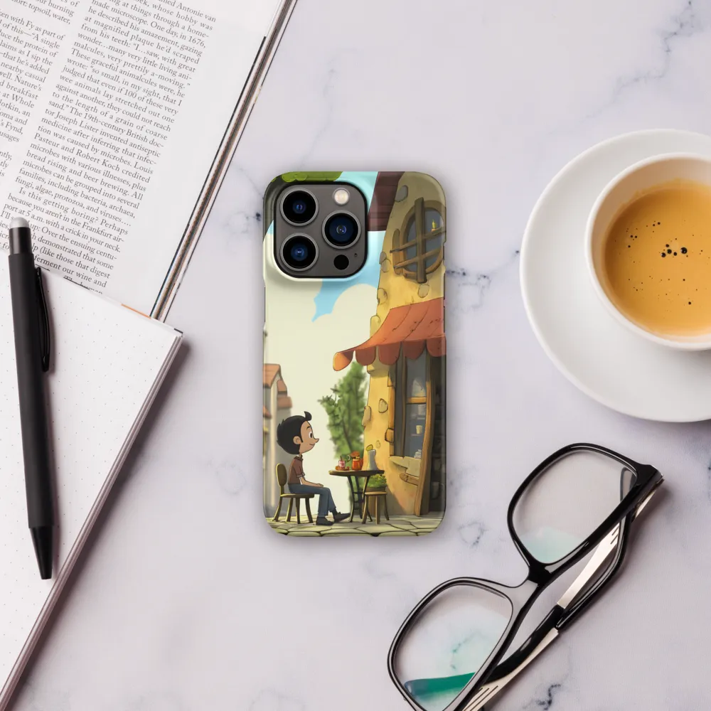 A Moment of Wonder at the Cafe | Phone Case |  13 Pro | Snap Case | Matte
