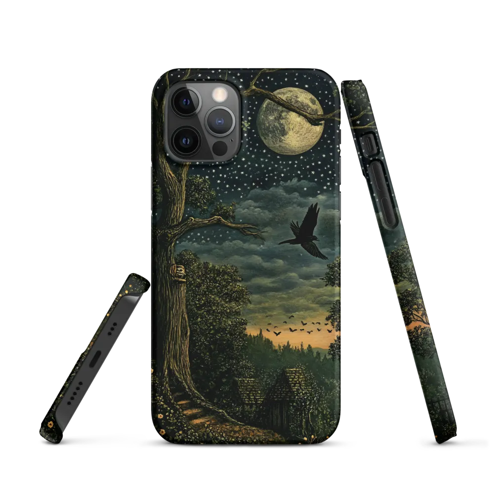 Mystical Nightscape Under the Full Moon | Phone Case |  12 Pro | Snap Case | Matte
