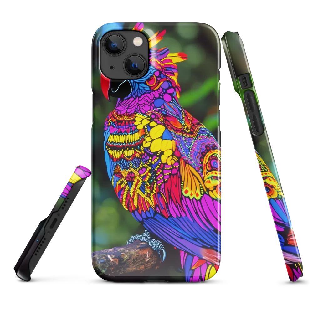 Vibrant Psychedelic Parrot