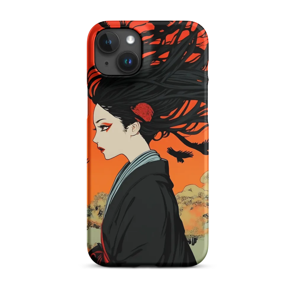 Whispers of Shadows | Phone Case |  15 Plus | Snap Case | Matte