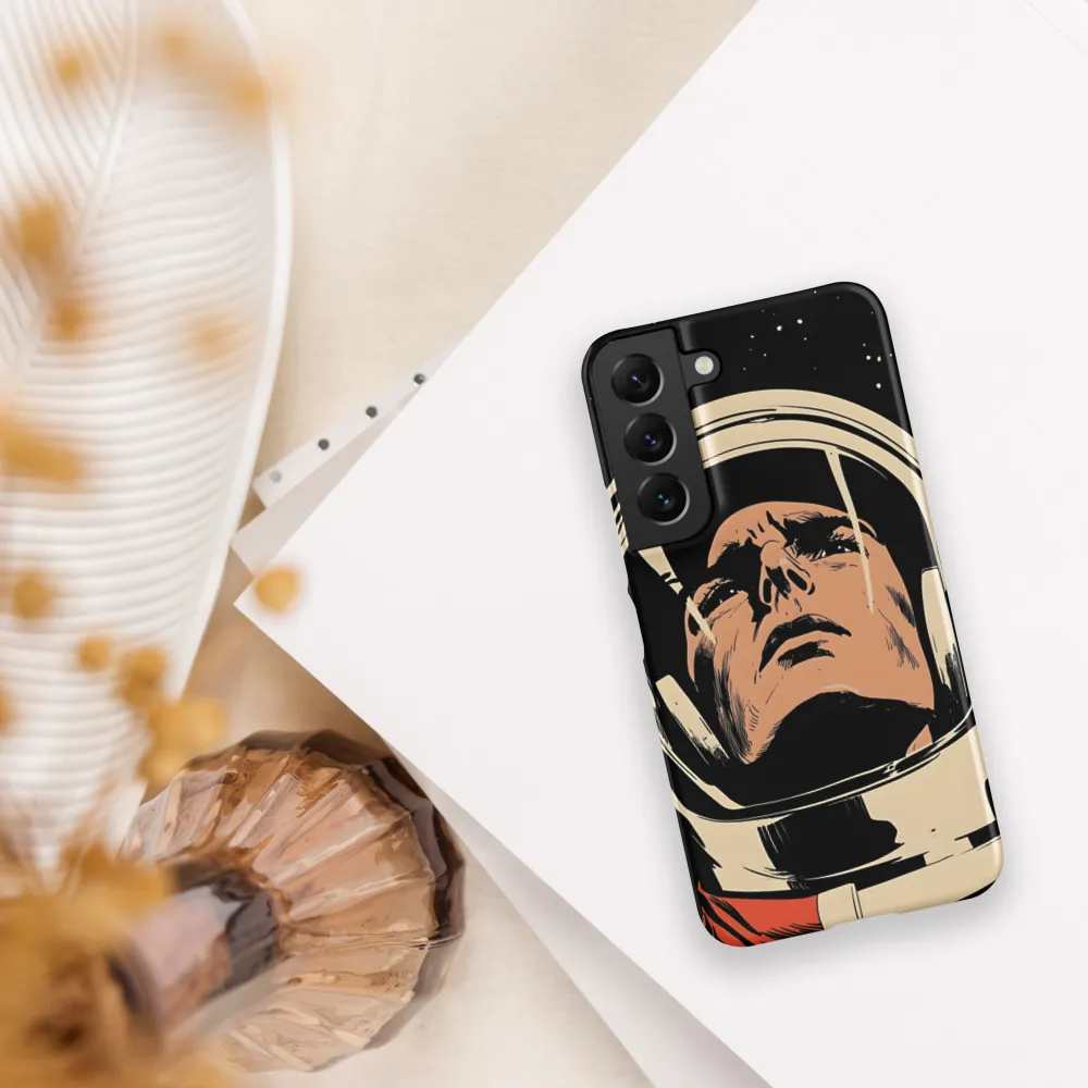 Gaze of the Astronaut | Phone Case |  S22 | Snap Case | Matte
