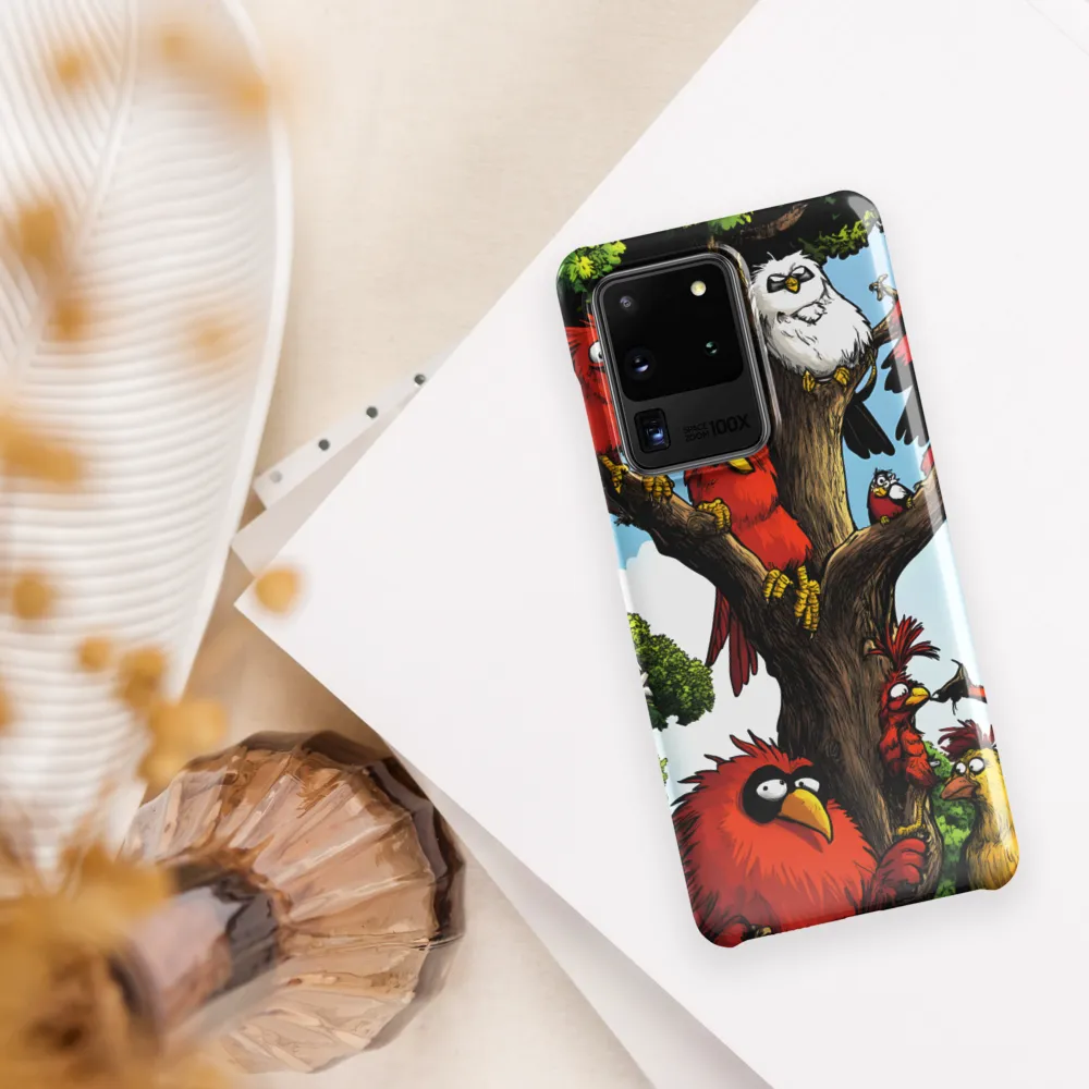 Whimsical Avian Gathering