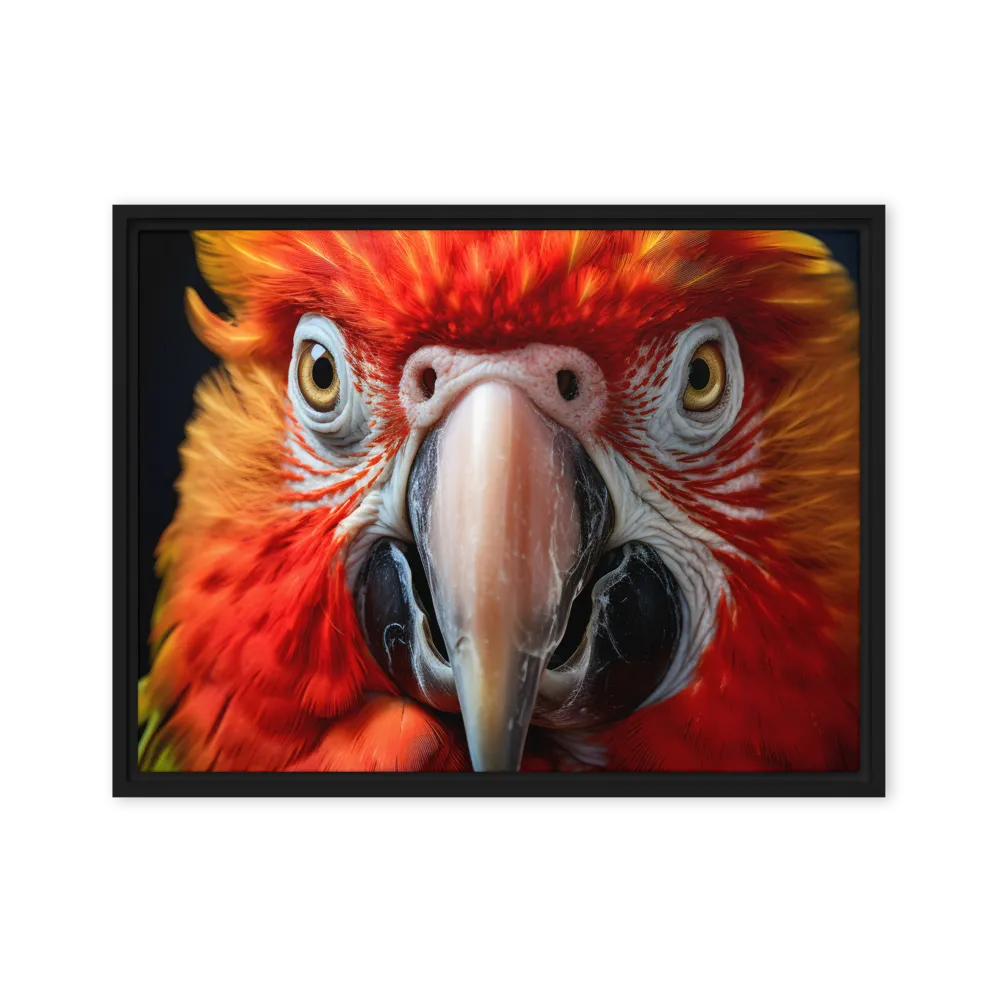The Fiery Gaze of the Parrot