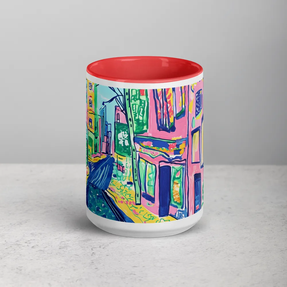 Dreamy Street in Vibrant Hues
