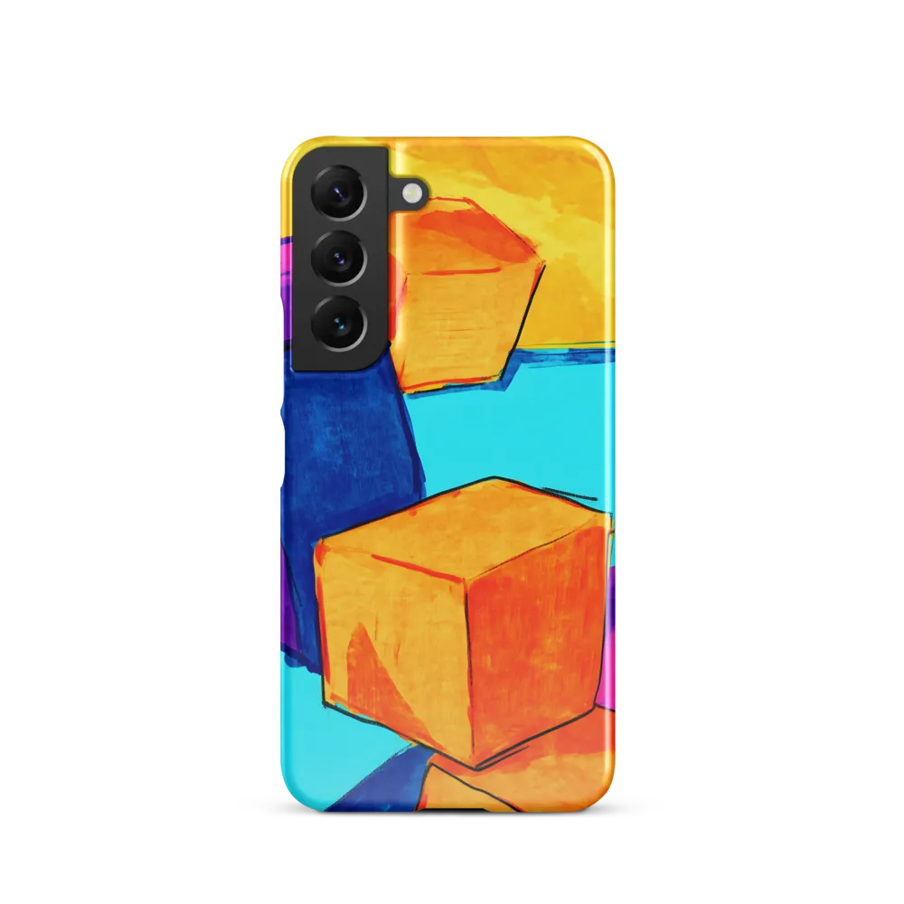 Playful Cubes in Vibrant Harmony