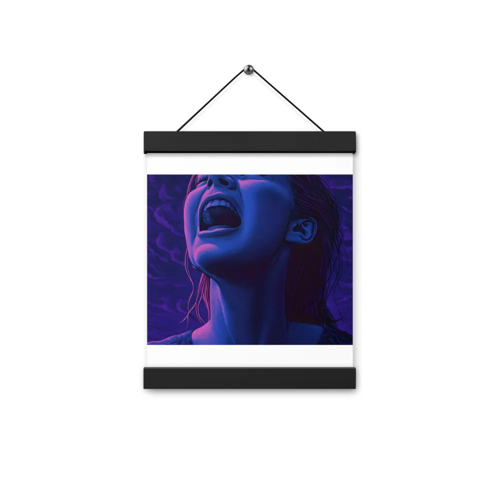 Echoes of Anguish | Poster With Black Wood Hanger | 8″×10″