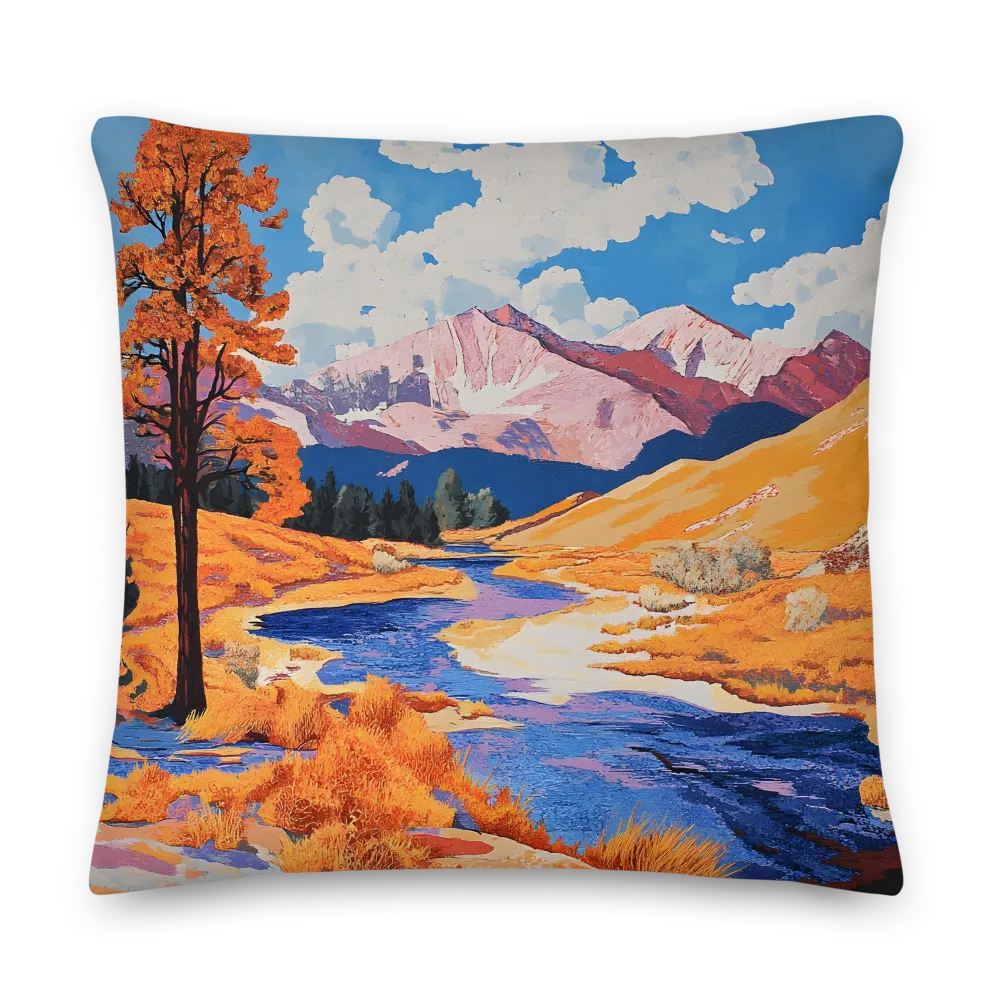 Autumn Serenity: A Vibrant Landscape | Pillow & Pillow Case | Multiple Sizes