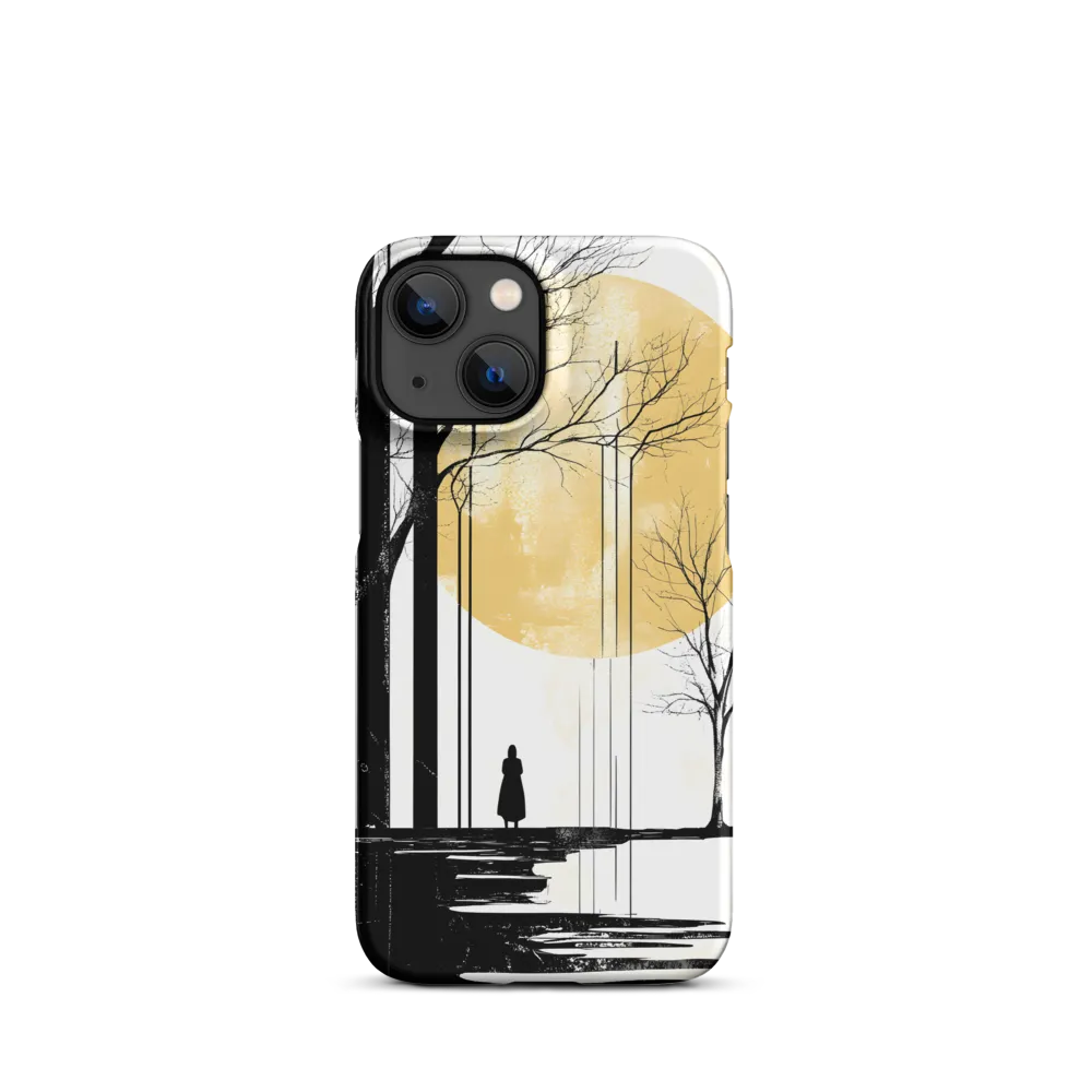 Solitude Under the Yellow Sun | Phone Case |  13 Mini | Snap Case | Matte