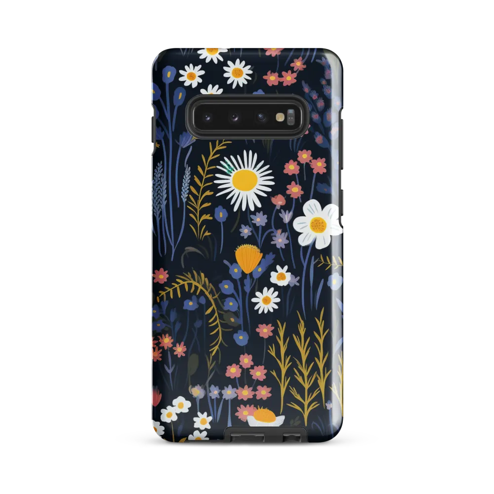 Botanical Harmony: A Floral Symphony | Phone Case |  S10 Plus | Tough Case | Glossy