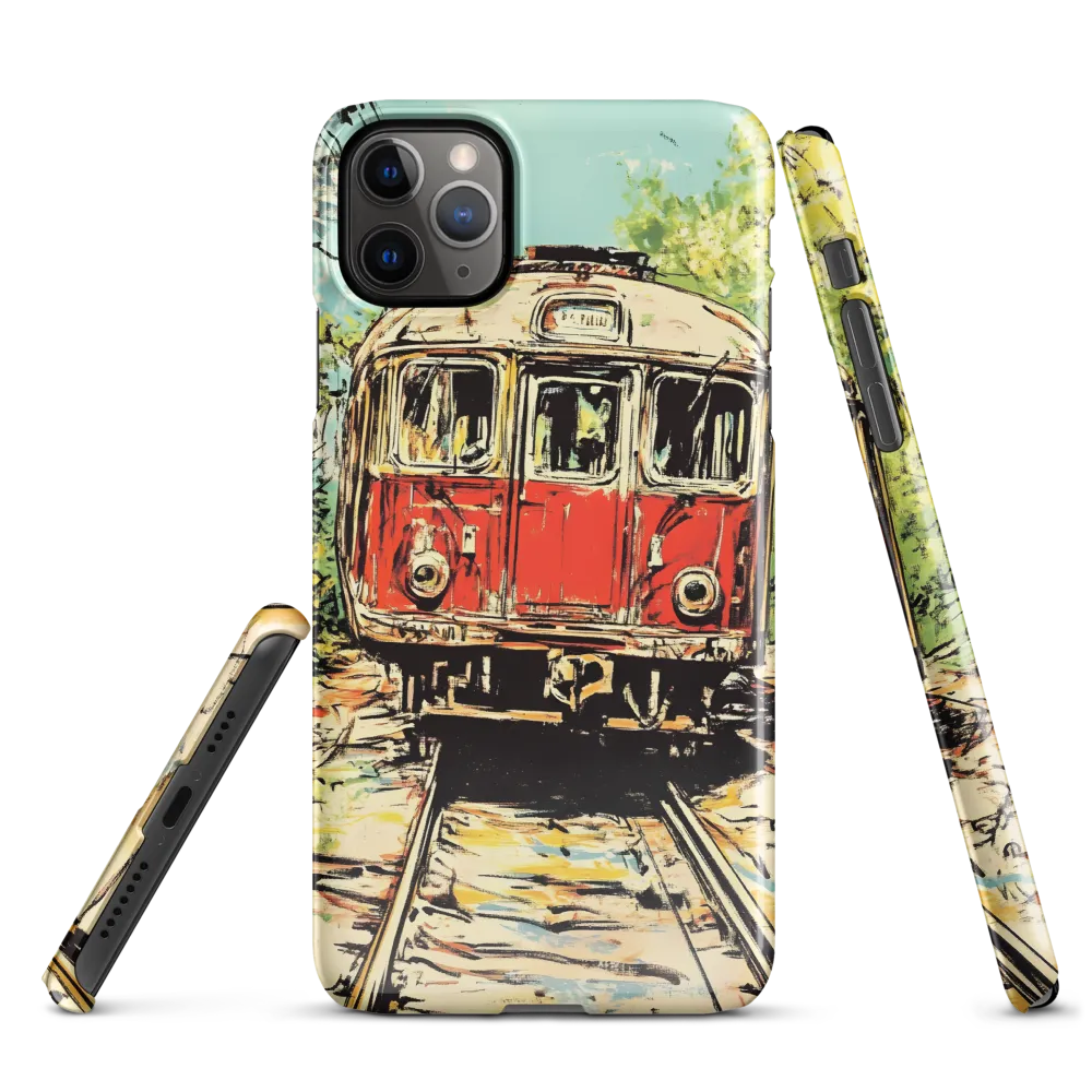 Echoes of Transit: A Train's Journey | Phone Case |  11 Pro Max | Snap Case | Glossy