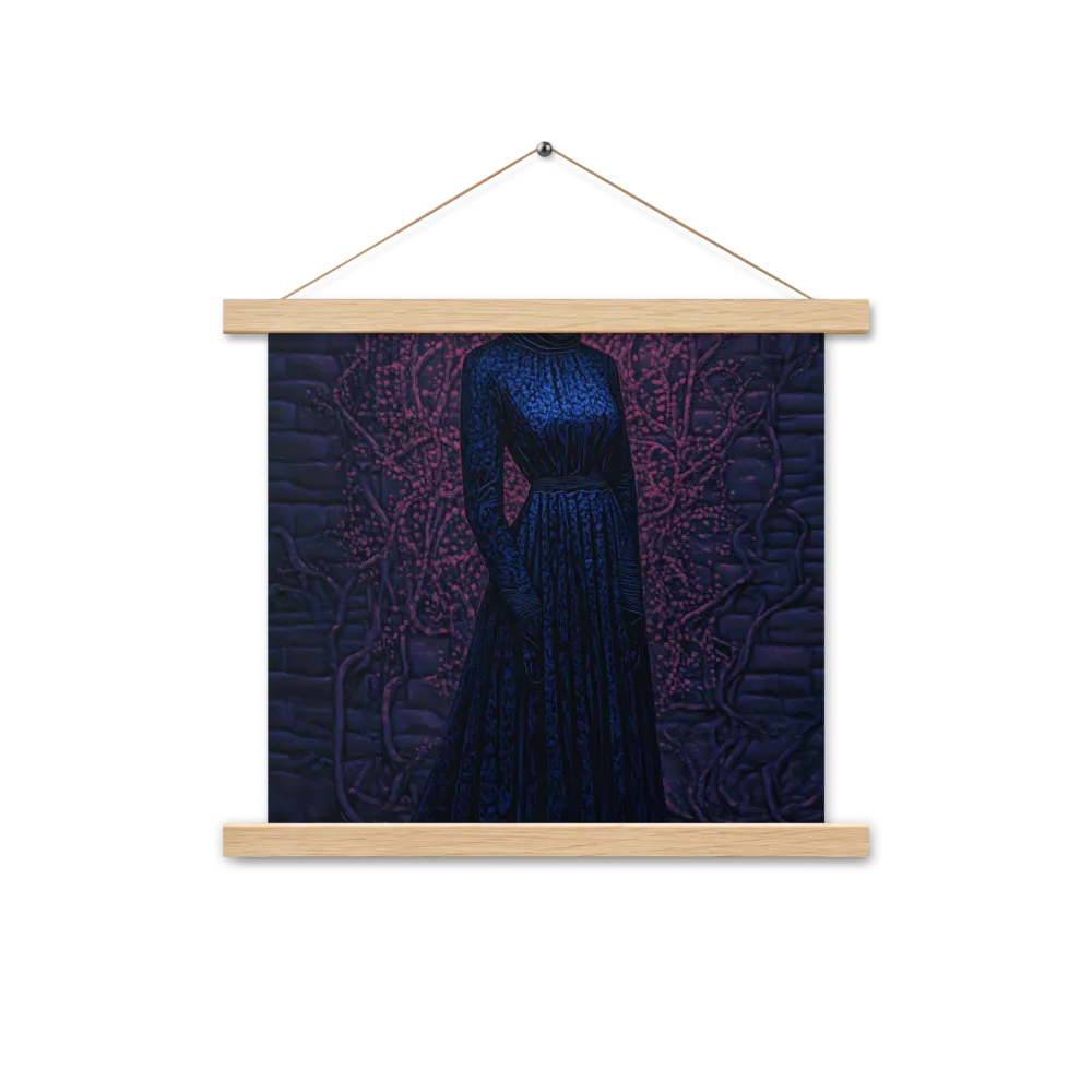 Veil of Enigma | Poster With Oak Wood Hanger | 14″×14″