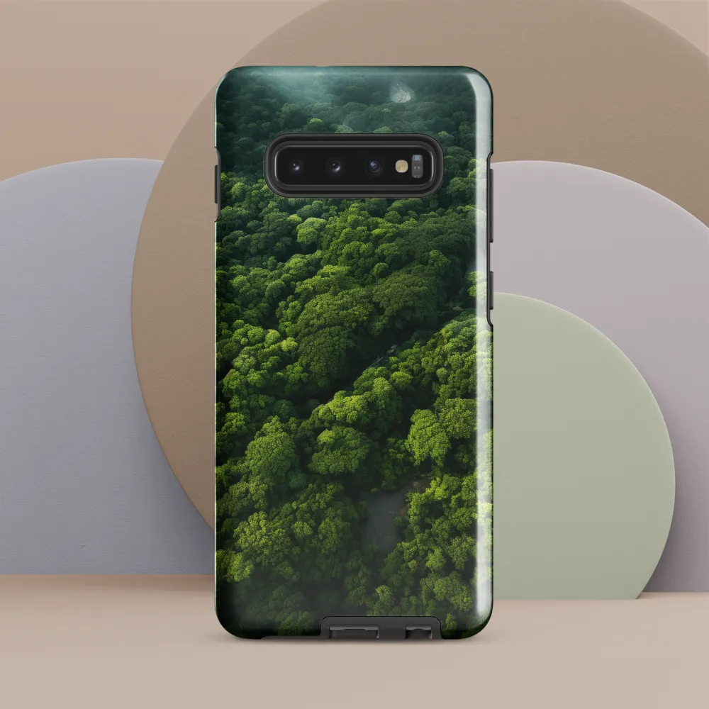 Emerald Canopy | Phone Case |  S10 Plus | Tough Case | Glossy