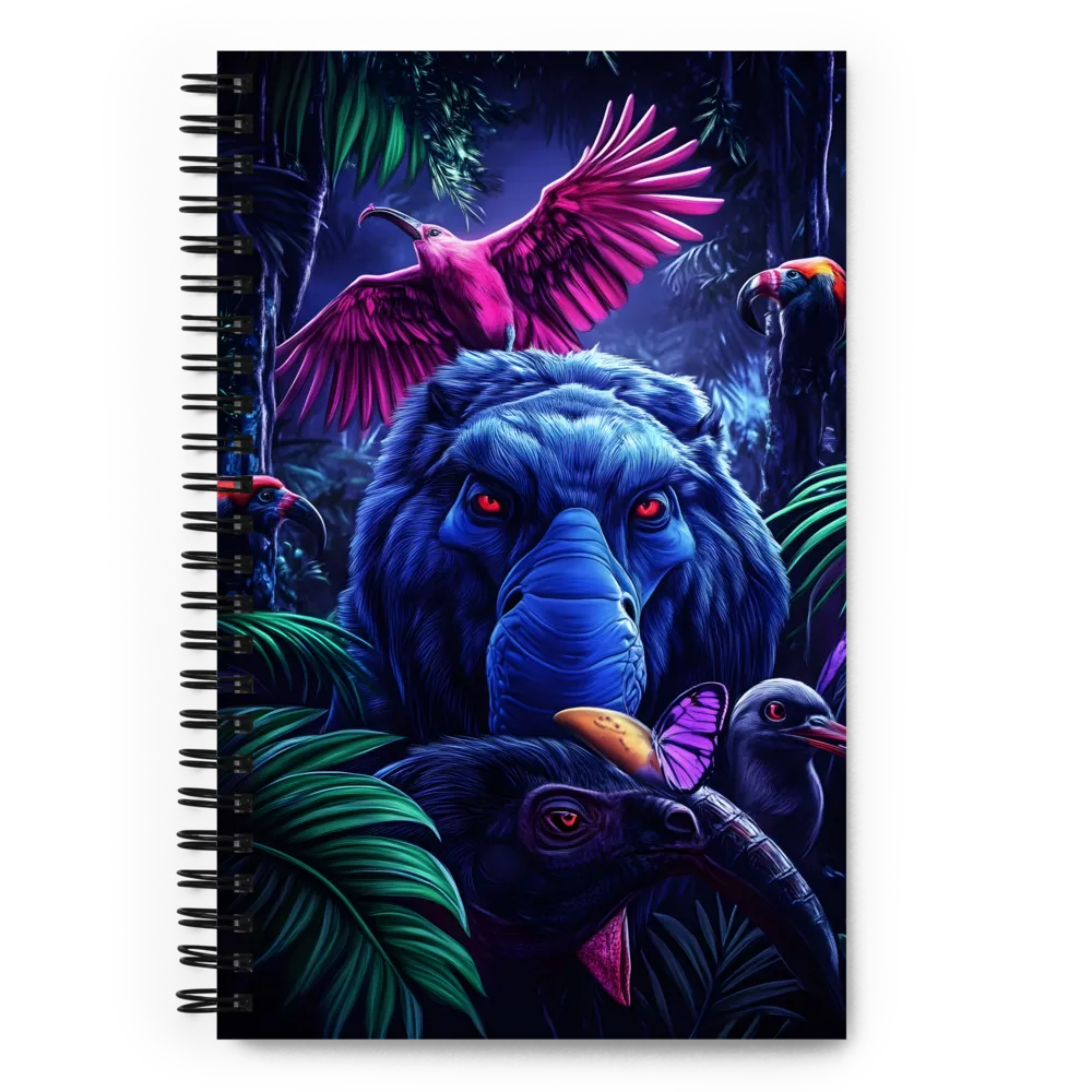 Enigmatic Jungle Symphony | Spiral Notebook