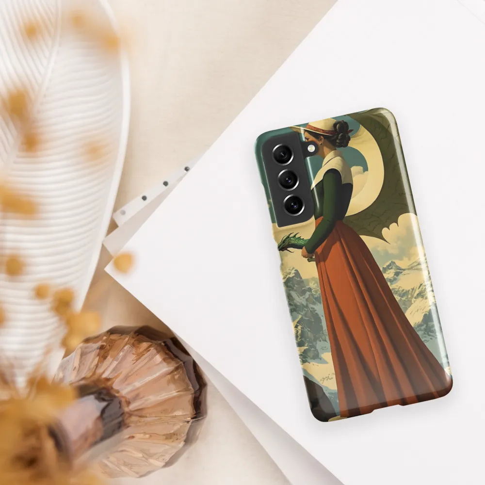 Mystic Harmony: The Dragon Keeper | Phone Case |  S21 FE | Snap Case | Glossy