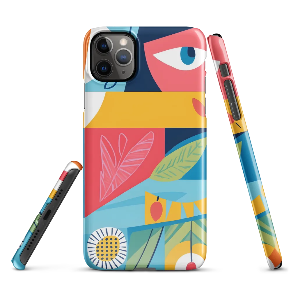 Vibrant Geometric Visage | Phone Case |  11 Pro Max | Snap Case | Glossy