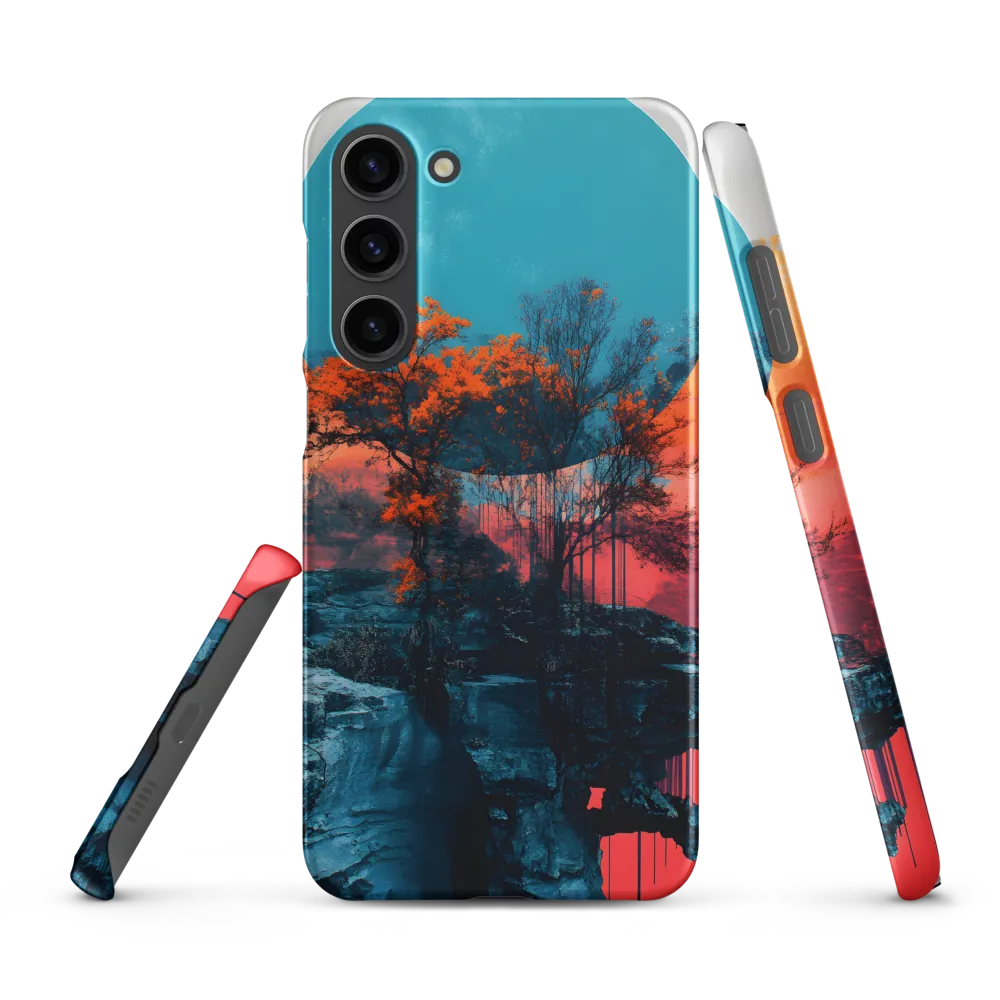 Ethereal Landscapes: A Dance of Color and Form | Phone Case |  S23 Plus | Snap Case | Matte