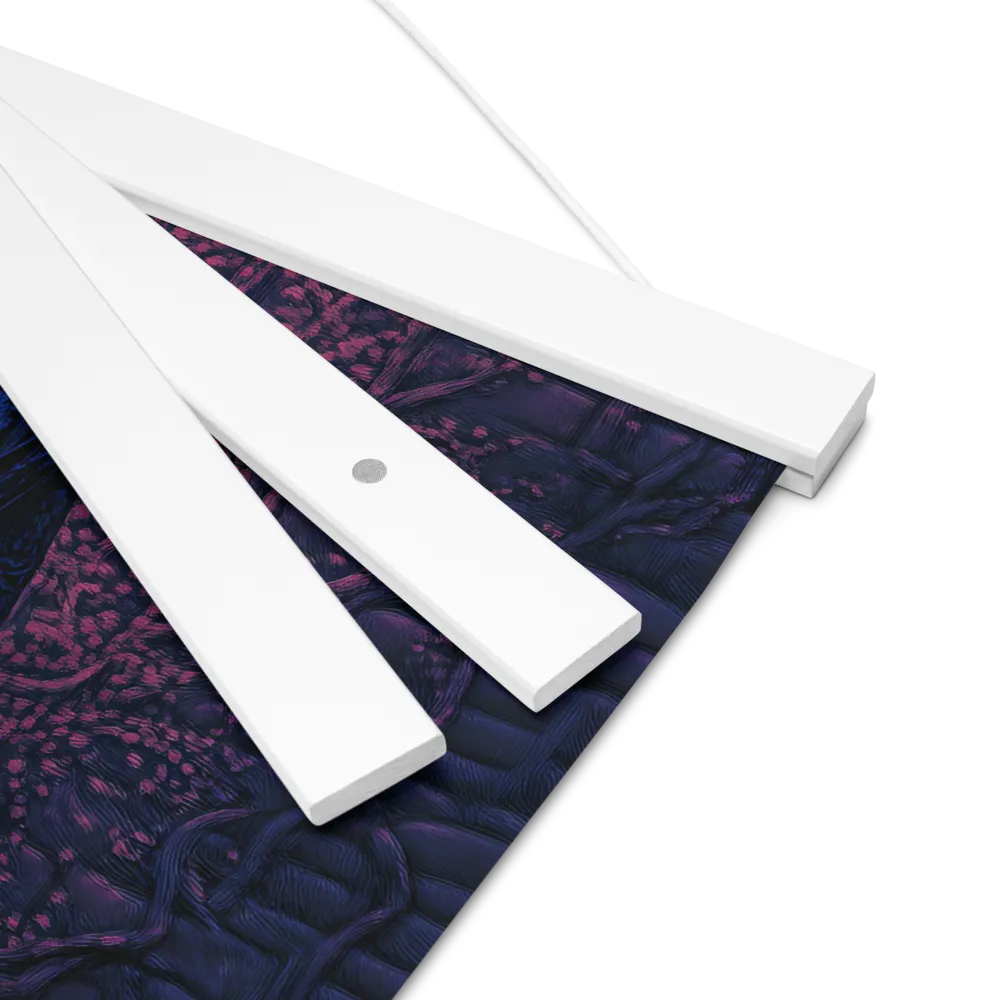 Veil of Enigma | Poster With White Wood Hanger | 12″×12″
