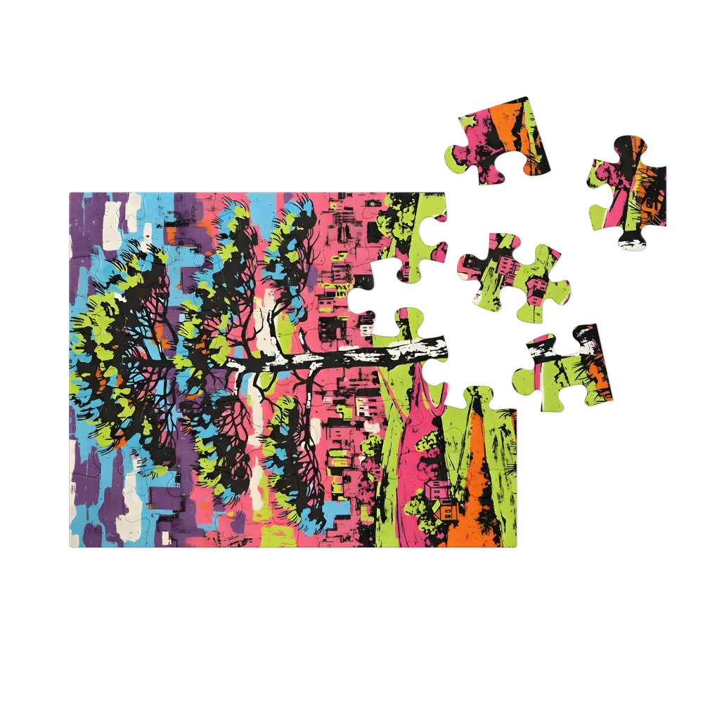 Electric Pine 
 Jigsaw Puzzle in Tin Box