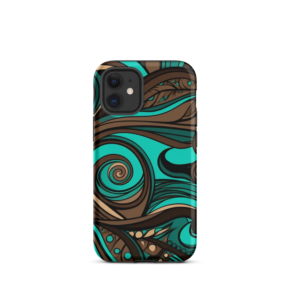 Fluctuating Currents | Phone Case |  12 mini | Tough Case | Matte