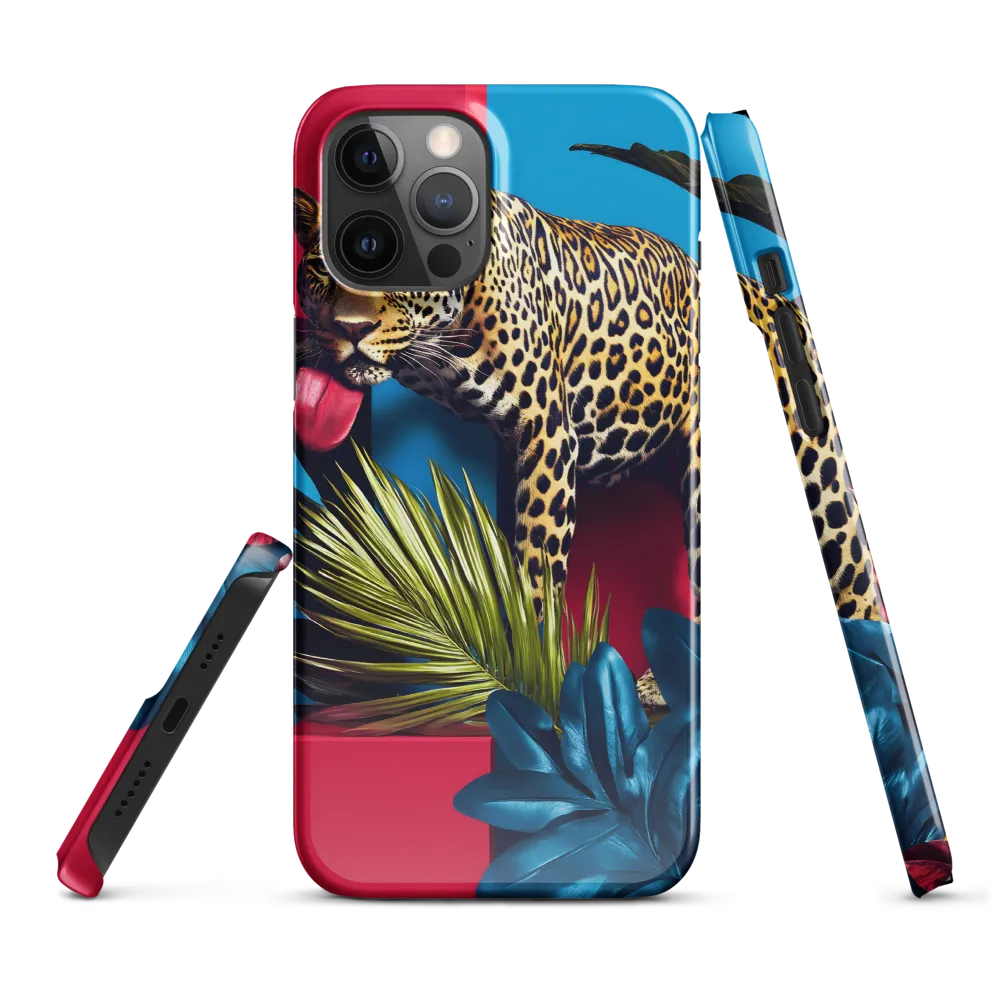 Playful Leopard in Vibrant Paradise
