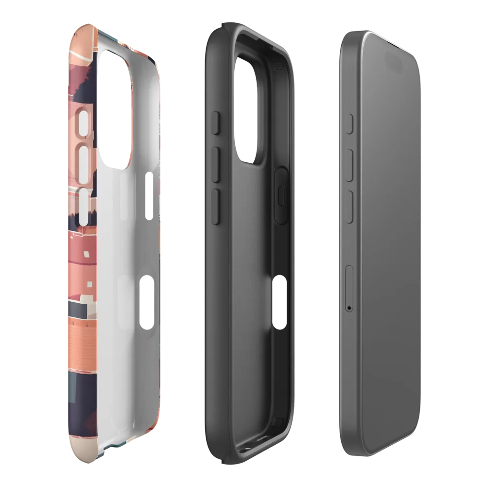 Aerial Serenity: The Tranquil Urban Landscape | Phone Case |  16 Pro | Tough Case | Matte