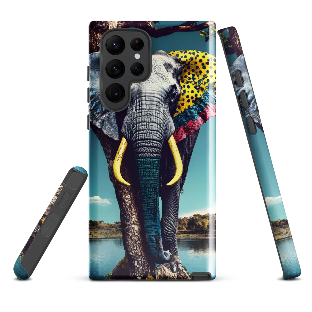 Playful Elegance: The Surreal Elephant