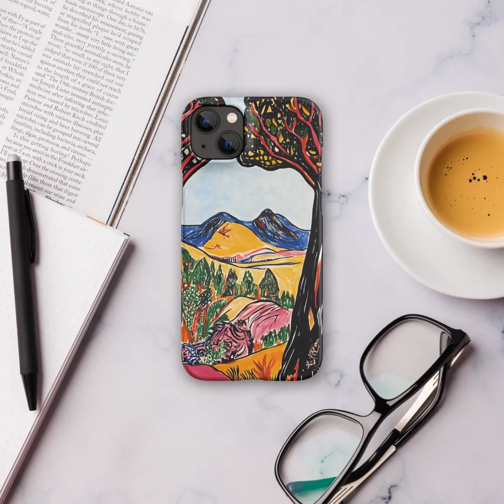 Vibrant Nature's Embrace | Phone Case |  14 Plus | Snap Case | Matte