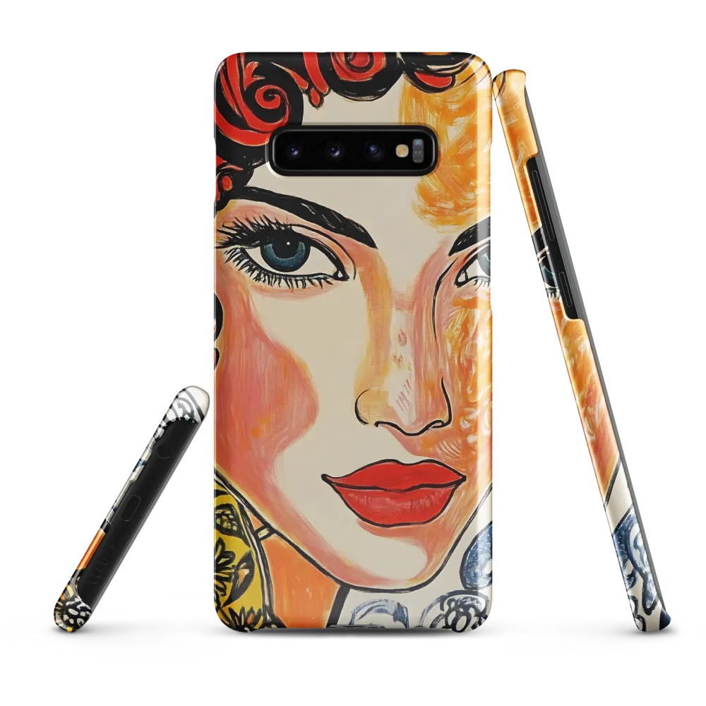 Fiery Elegance | Phone Case |  S10 Plus | Snap Case | Glossy