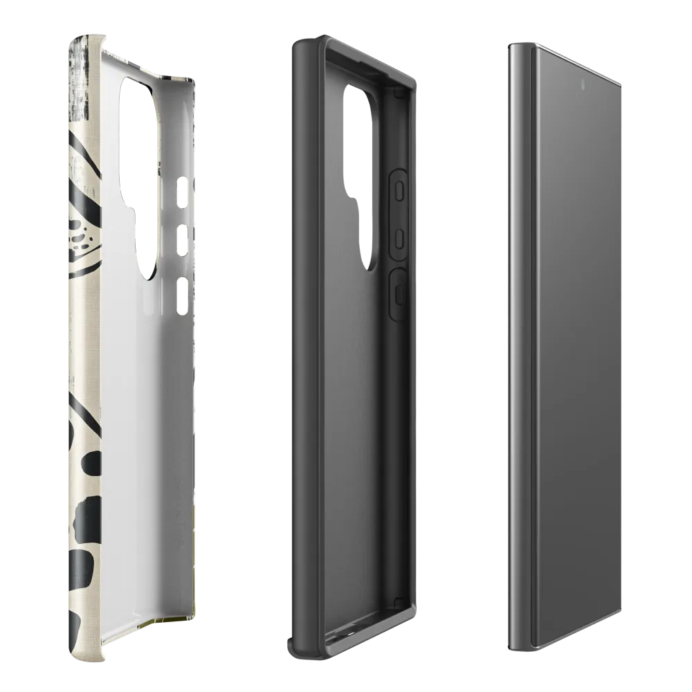Leopard in Silhouette: A Modern Appeal | Phone Case |  S23 Ultra | Tough Case | Glossy