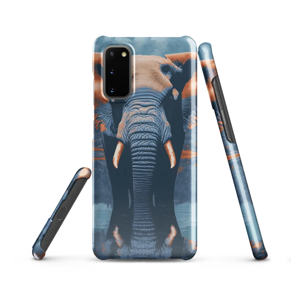 Majestic Reflection: The Elephant's Serenade
