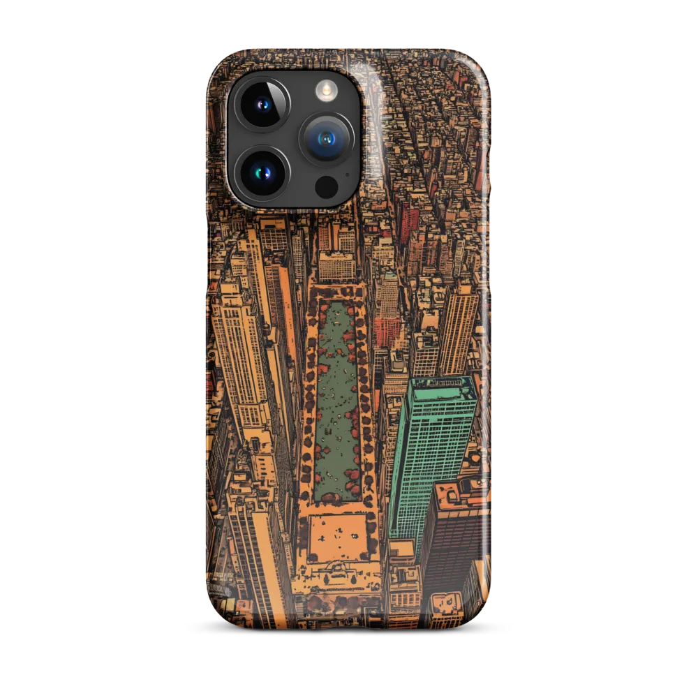 Urban Oasis: Aerial View of City Life
