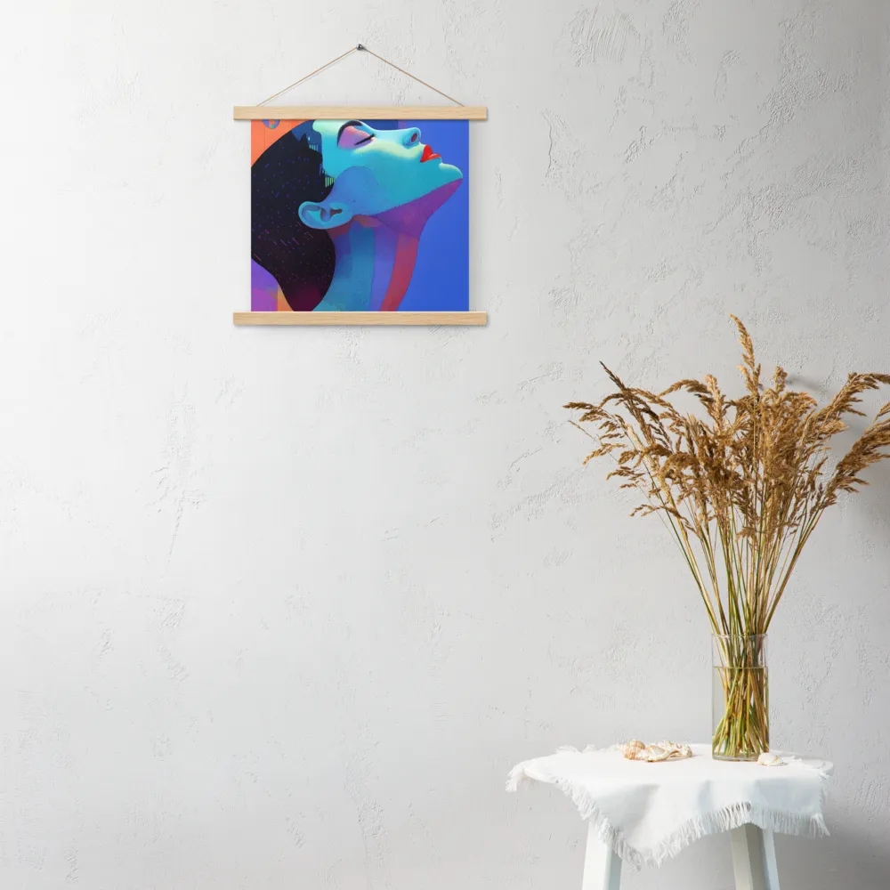 Ethereal Reverie | Poster With Oak Wood Hanger | 14″×14″