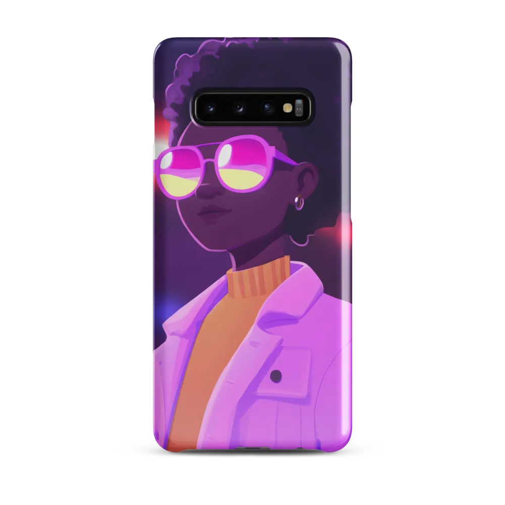 A Vibrant Soul in Shades | Phone Case |  S10 Plus | Snap Case | Glossy