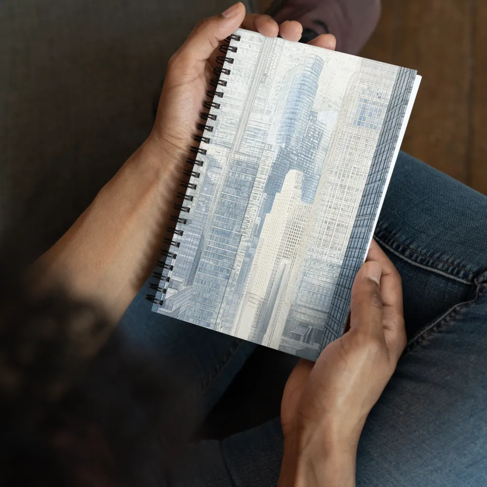 Urban Serenity: A Modern Cityscape | Spiral Notebook