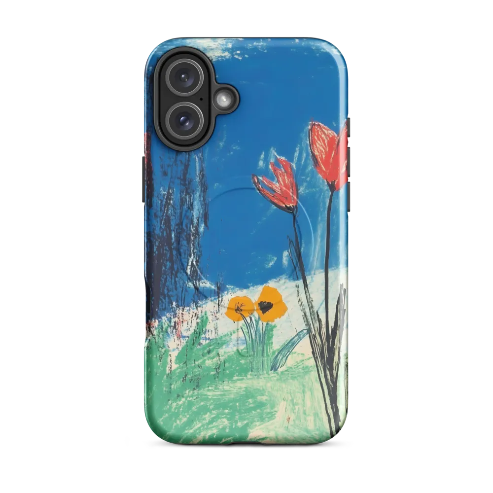 Joyful Blossoms in Blue