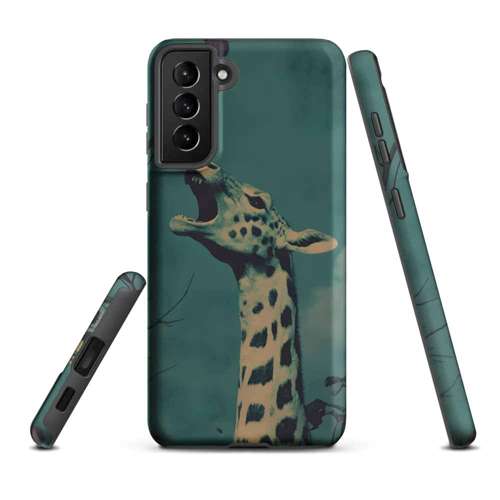 Whispers of the Tall: A Surreal Giraffe Encounter