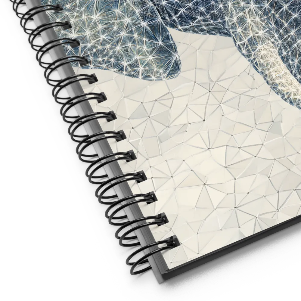 Ethereal Elegance: The Stylized Elephant | Spiral Notebook