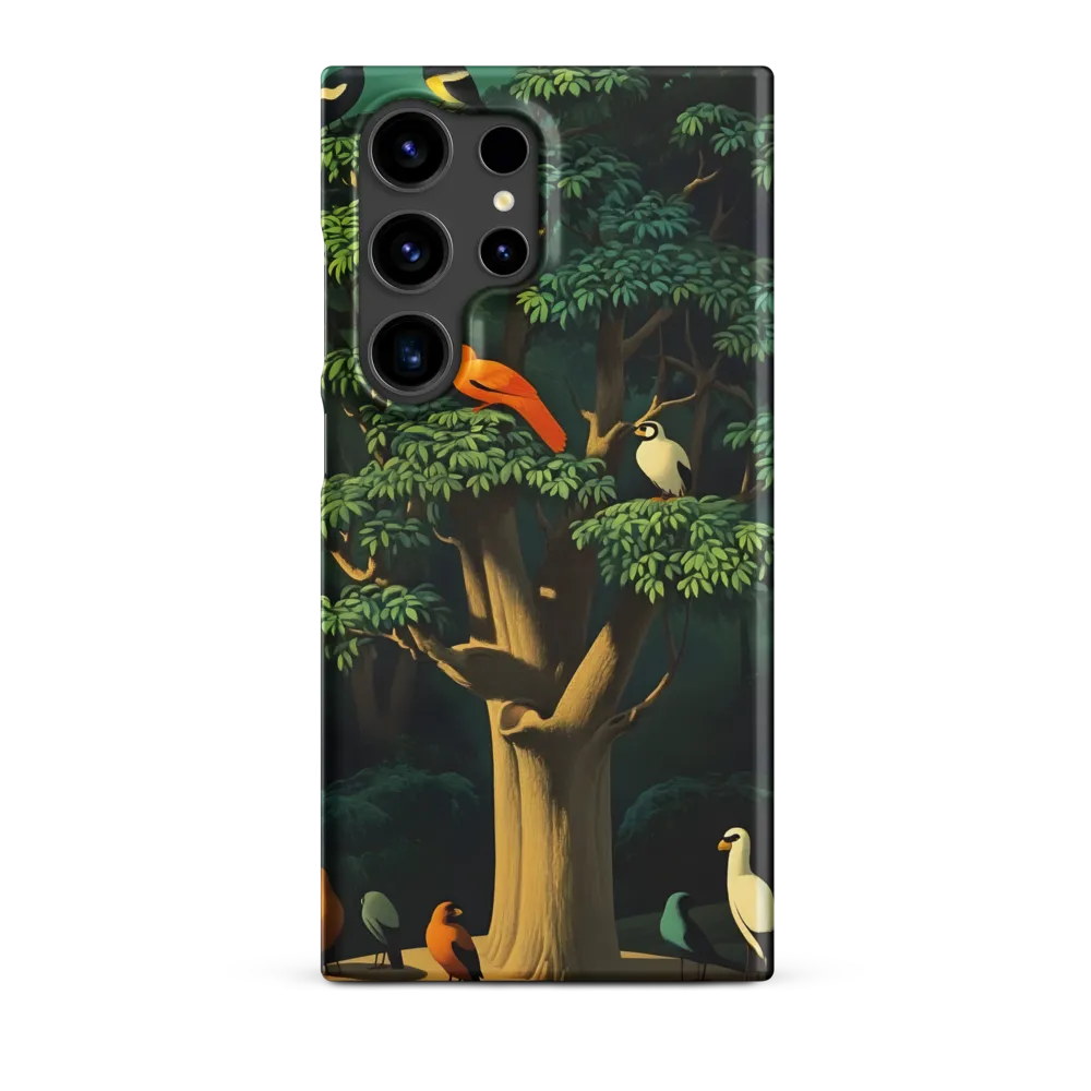 Harmony in Color: A Surreal Bird Symphony
