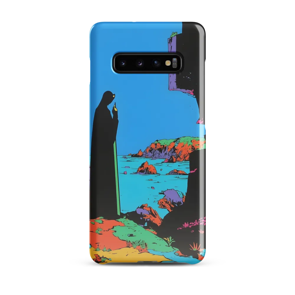 Contemplation by the Sea | Phone Case |  S10 Plus | Snap Case | Glossy