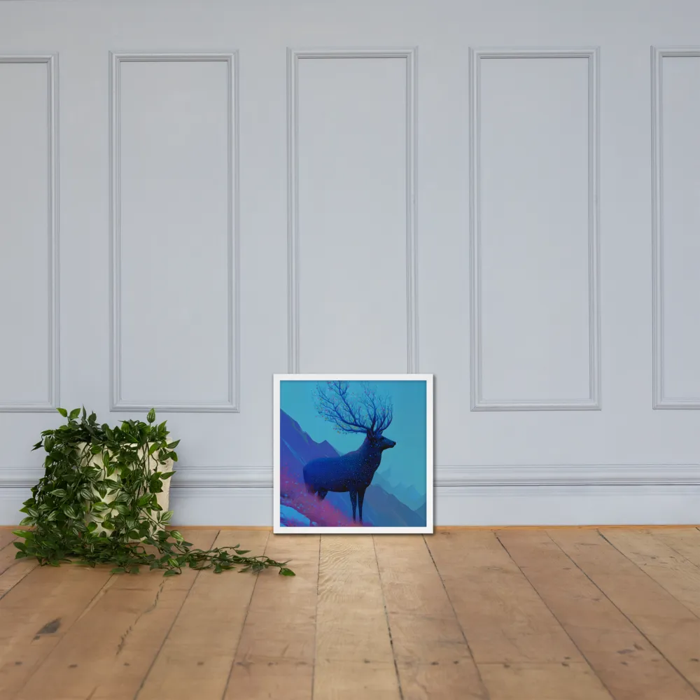 Ethereal Harmony | Poster with White Frame | 18″×18″