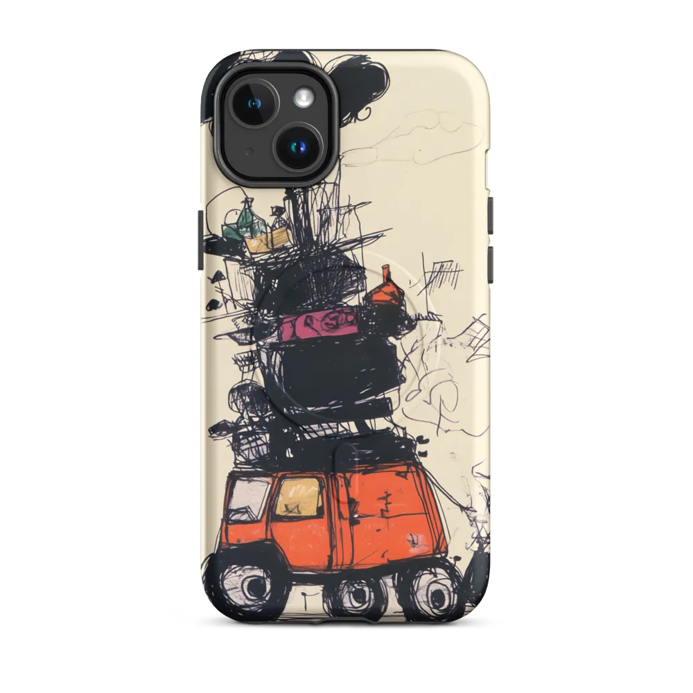 The Whimsical Hauler | Phone Case |  14 Plus | MagSafe® Tough Case | Matte