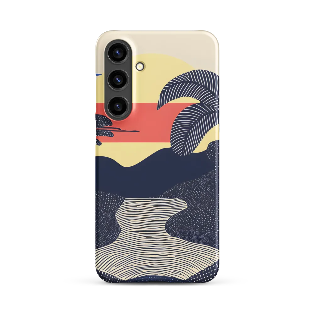 Tranquil Sunset in Modern Minimalism
