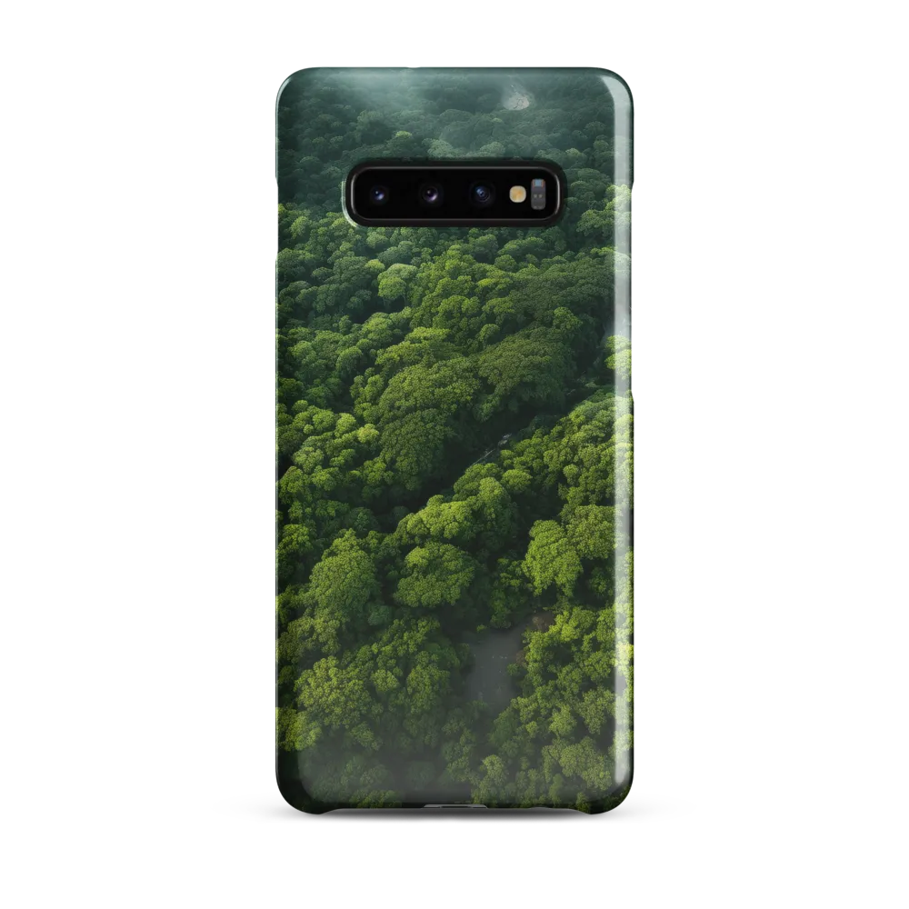 Emerald Canopy | Phone Case |  S10 Plus | Snap Case | Glossy