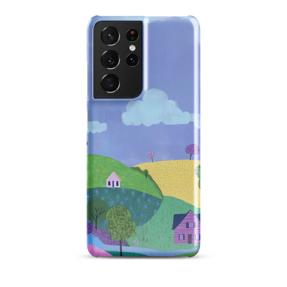 Whimsical Hills and Quaint Homes | Phone Case |  S21 Ultra | Snap Case | Glossy