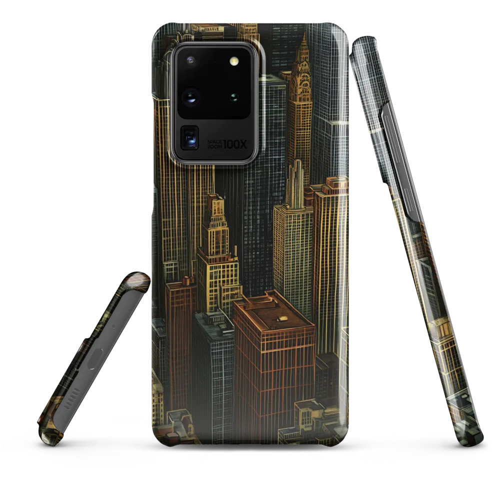 Urban Elegance: A Golden Cityscape